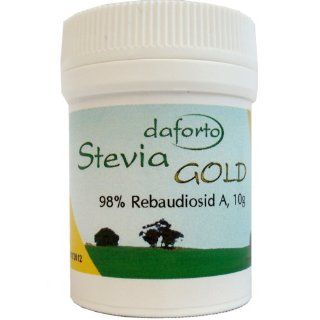Daforto Stevia Gold, 1er Pack (1 x 10 g): Lebensmittel & Getrnke