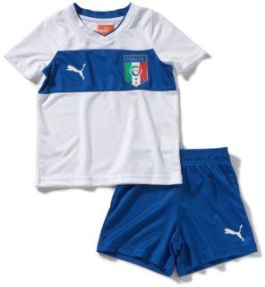 PUMA Kinder Minikit Italia Away, white, 116, 740367 02: Sport & Freizeit