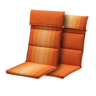 Hochlehner Sitzauflage "inspiration 1034K" (orange, Hochlehner 122 x 50 x 6 cm): Garten