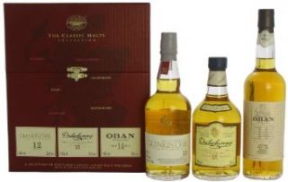 Classic Malts Collection Gentle 3x0,2L Glenk./Dalwh./Oban 43%: Lebensmittel & Getrnke