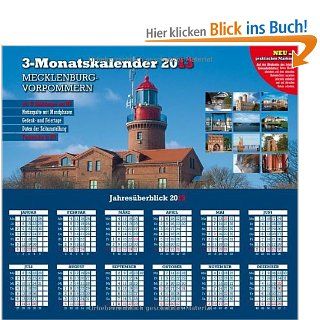 3 Monatskalender Mecklenburg Vorpommern 2013: Jrg Neubert: Bücher