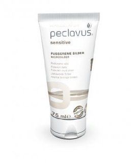 Peclavus Sensitive Fucreme Silber Fupflegecreme, antibakteriell, 75 ml: Parfümerie & Kosmetik