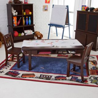 Classic Playtime Espresso Deluxe Activity Table with Free Paper Roll   Activity Tables