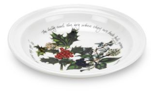 Portmeirion Holly and Ivy Soup Plate/Bowl   Set of 6   Dinnerware