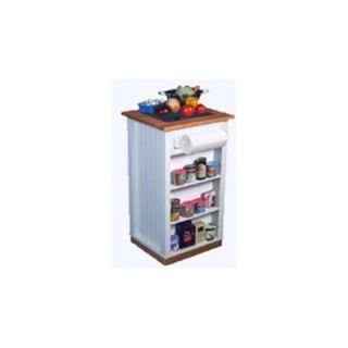 Kitchen Cart with Butcher Block Top by Venture Horizon