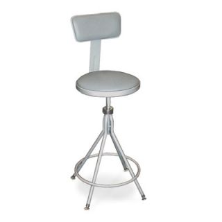National Public Seating Height Adjustable Swivel Stool with Backrest