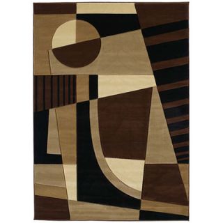 Contours Urban Angles Toffee Rug by United Weavers of America