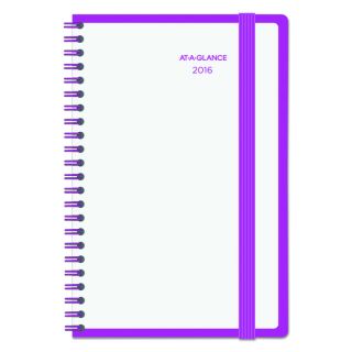 At A Glance Color Play 2016 White/Purple Weekly/Monthly Planner