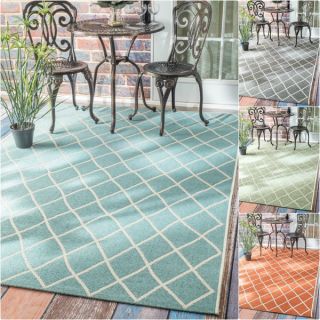 nuLOOM Modern Trellis Outdoor/ Indoor Porch Rug (710 x 112)