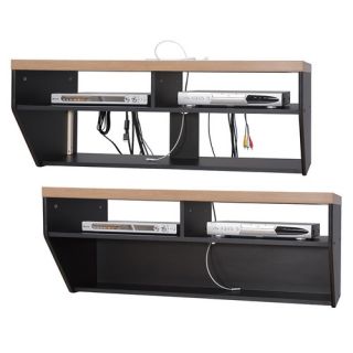 Martin Home Furnishings 48 Angled Sides Wall Mounted TV Component
