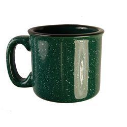Santa Fe Style Ceramic Mug, 15 oz  Green (Pack of 4)  