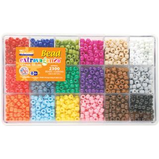 Giant Bead Box Kit 2300 Beads/Pkg Crayon