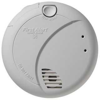 Smoke Alarm with Photoelectric Sensor and Battery Backup