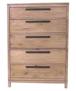 Moes Home Collection Harstad 5 Drawer Chest   Dressers