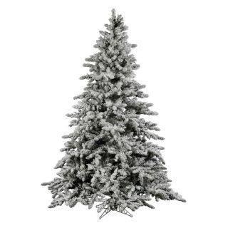 Vickerman 9 ft. Flocked Utica Fir Christmas Tree   Christmas Trees