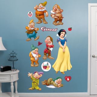 Fathead Snow White & the Seven Dwarfs Wall Decals