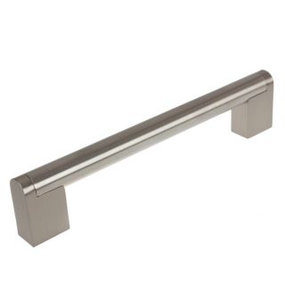 GlideRite 7.625 inch Stainless Steel Round Cross Bar Cabinet Pull