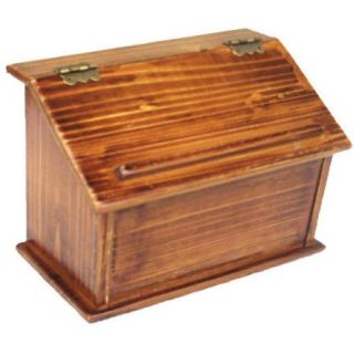 Quickway Imports Old Wooden Podium Recipe Box