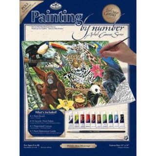 Paint By Number Kits 11"X14" Zoo Montage