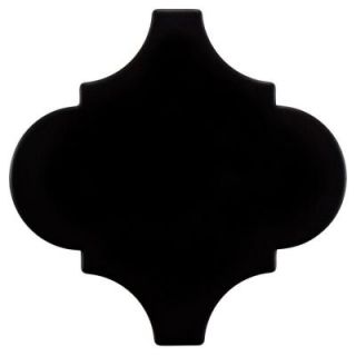 Merola Tile Provenzale Lantern Black 8 in. x 8 in. Porcelain Floor and Wall Tile (1.08 sq. ft. / pack) FNU8LPBK
