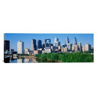 iCanvas Panoramic Philadelphia, Pennsylvania Photographic Print on Canvas