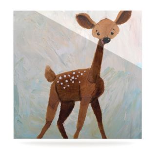 Oh Deer by Rachel Kokko Painting Print Plaque by KESS InHouse