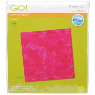 Accuquilt GO! Fabric Square 6.5 inch Cutting Die