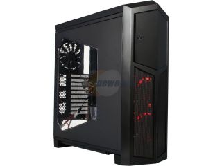 Rosewill THRONE W Gaming ATX Full Tower Computer Case, support up to E ATX/XL ATX, come with Six Fans 2x Front Blue LED 140mm Fan, 2x Top 140mm Fan, 1x Side 230mm Fan, 1x Rear 140mm Fan