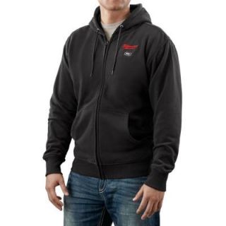 Milwaukee X Large M12 Cordless Lithium Ion Black Heated Hoodie Kit (Battery and Charger Included) 2381 XL