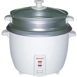 Brentwood TS 480S 15 Cup Rice Cooker with Steamer   White   Rice Cookers