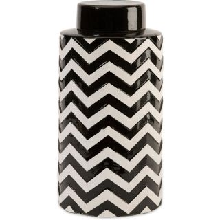 Chevron Large Canister with Lid  ™ Shopping   Great Deals