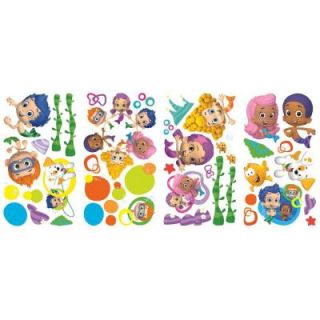 RoomMates 5 in. x 11.5 in. Bubble Guppies Peel and Stick Wall Decals RMK2404SCS