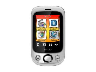 Blu Spark 64 MB ROM, 32 MB RAM Silver Unlocked Dual SIM Cell Phone 2.4"