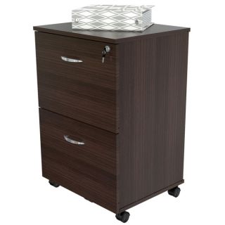 Mobile 2 drawer Espresso File Cabinet   16598160  