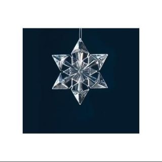 4.5" Icy Crystal Clear Snowflake Christmas Ornament