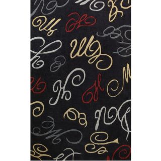 Symphony Abstract Swirls Area Rug (8 x 11)