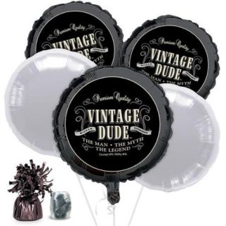 Vintage Dude Balloon Kit (Each)   Party Supplies