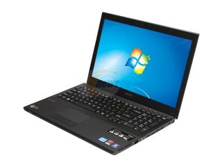 SONY Laptop VAIO SE Series VPCSE13FX/B Intel Core i5 2430M (2.40 GHz) 4 GB Memory 640GB HDD AMD Radeon HD 6470M 15.5" Windows 7 Home Premium 64 Bit