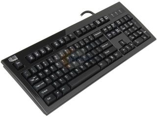 Open Box: ADESSO MKB 135B Mechanical Gaming Keyboard w/ Hub & Audio Jack