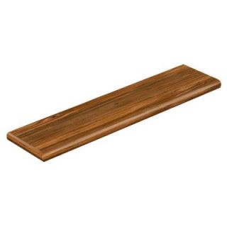 Cap A Tread Mellow Wood 47 in. Long x 12 1/8 in. Deep x 1 11/16 in. Height Vinyl Left Return to Cover Stairs 1 in. Thick 016273566