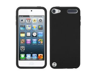 Black Silicone Skin Case Cover for Apple iPod Touch 5th Generation 5G