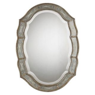 Uttermost Fifi Etched Antique Gold Mirror