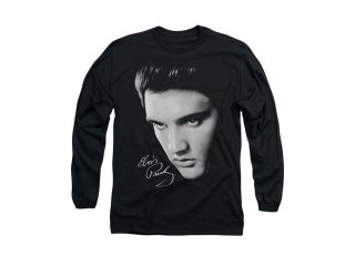 Elvis Presley Face Mens Long Sleeve Shirt