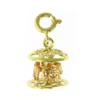 14k Two tone Gold Carousel Charm   10678943   Shopping   Big