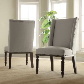 Riverside Belmeade Upholstered Hostess Chairs   Set of 2   Dining Chairs