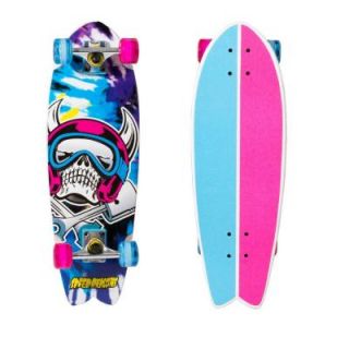 Speed Demons Helmet Tie Dye 27 in. Fishtail Cruiser Skateboard 160722