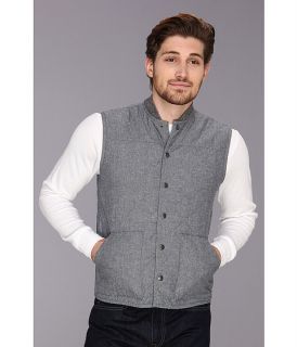 ag adriano goldschmied quilted chambray vest chambray