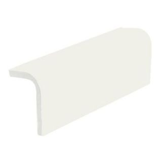U.S. Ceramic Tile Color Collection Matte Bone 2 in. x 6 in. Ceramic Sink Rail Wall Tile DISCONTINUED 278 AT8262