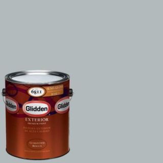 Glidden Premium 1 gal. #HDGCN24 Canadian Sky Blue Semi Gloss Latex Exterior Paint HDGCN24PX 01S