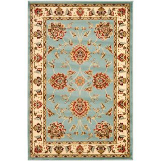 Safavieh Lyndhurst Green and Ivory Rectangular Indoor Machine Made Area Rug (Common: 9 x 12; Actual: 105 in W x 144 in L x 0.67 ft Dia)